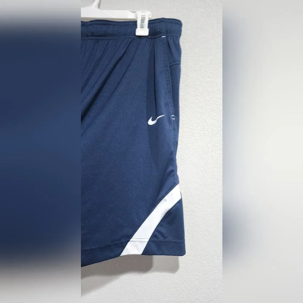 Nike blue/white dri fit athletic shorts Size XXL 10